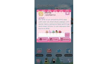 GO SMS Pro Pink Sweet theme for Android - Download the APK from Habererciyes